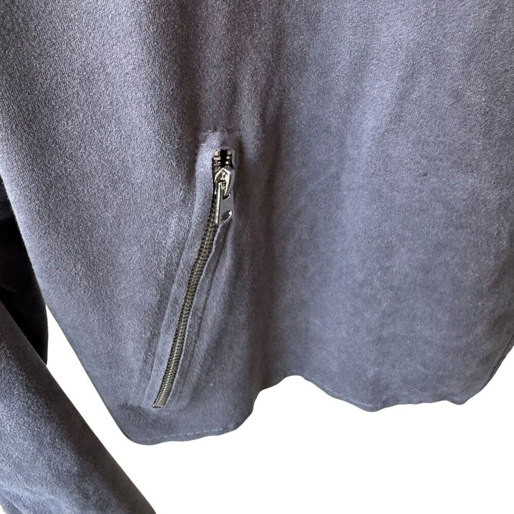 Chapter One Open Front Duster Jacket Gray Size La… - image 6